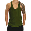 Men’s Cotton Y-Back Stringer Tank
