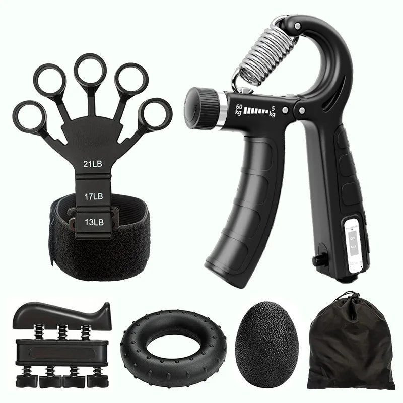 5-Piece Hand Grip Strength Trainer Set