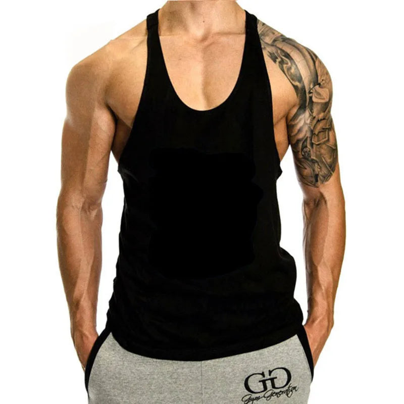 Men’s Cotton Y-Back Stringer Tank